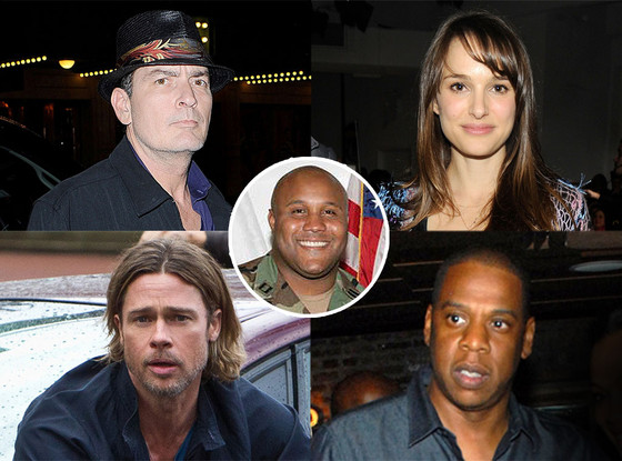 Charlie Sheen, Natalie Portman, Jay-Z, Brad Pitt, World War Z Charlie Sheen, Natalie Portman, Jay-Z, Brad Pitt, World War Z